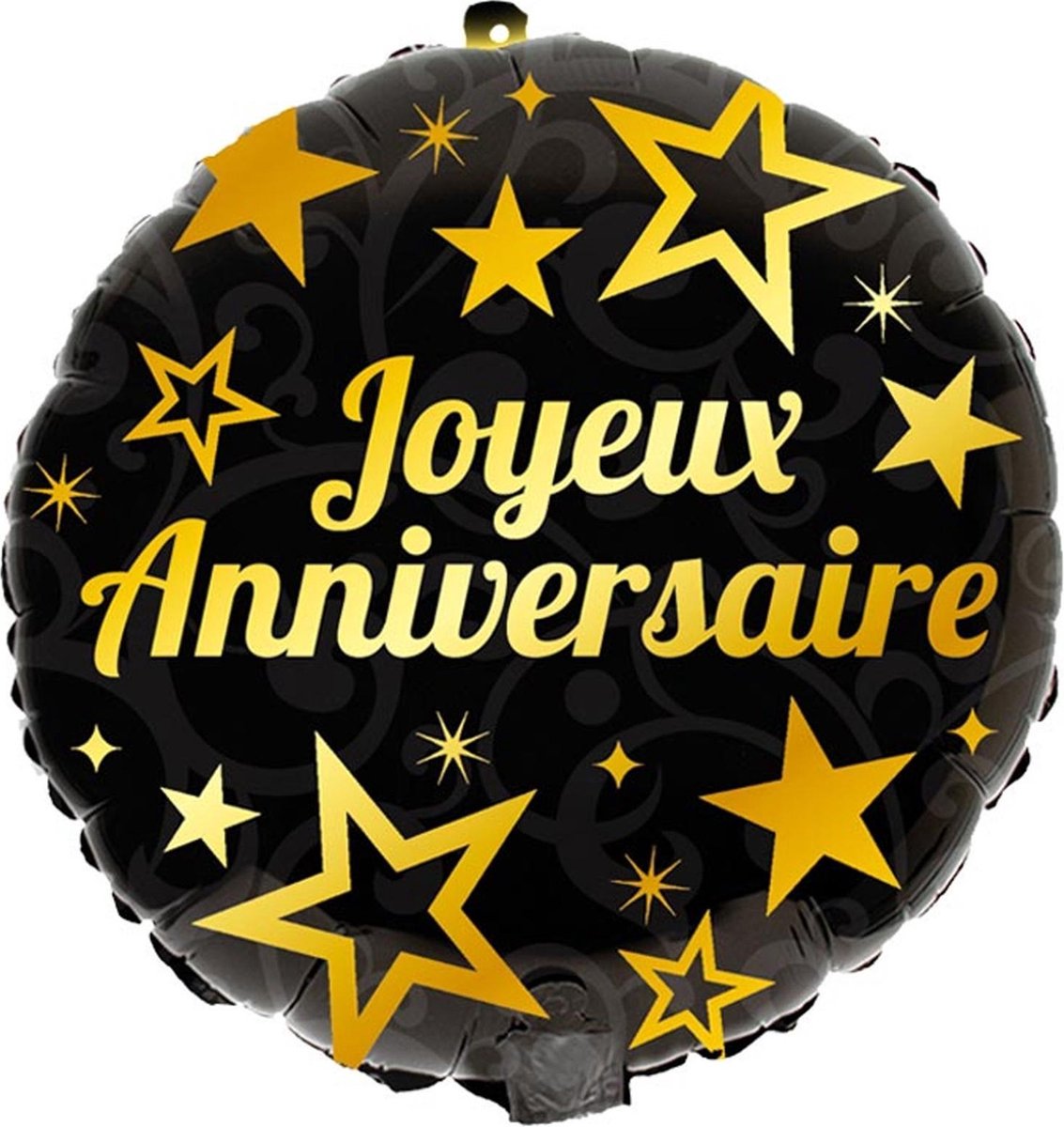 SUD TRADING - Metallic Joyeux Anniversaire ballon - Decoratie > Ballonnen